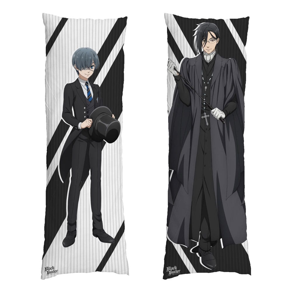 Black Butler Dakimakura Kissenbezug Sebastian & Ciel 150 x 50 cm - Preorder - ETA: 25.05.2026