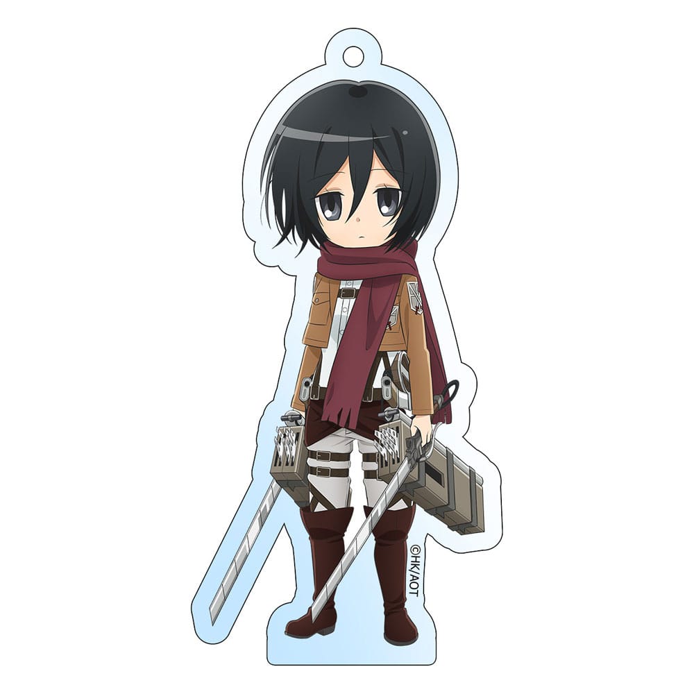 Attack on Titan Acryl Schlüsselanhänger Mikasa Holographic 8 cm - Versand: 7 Tage nach Bestellung