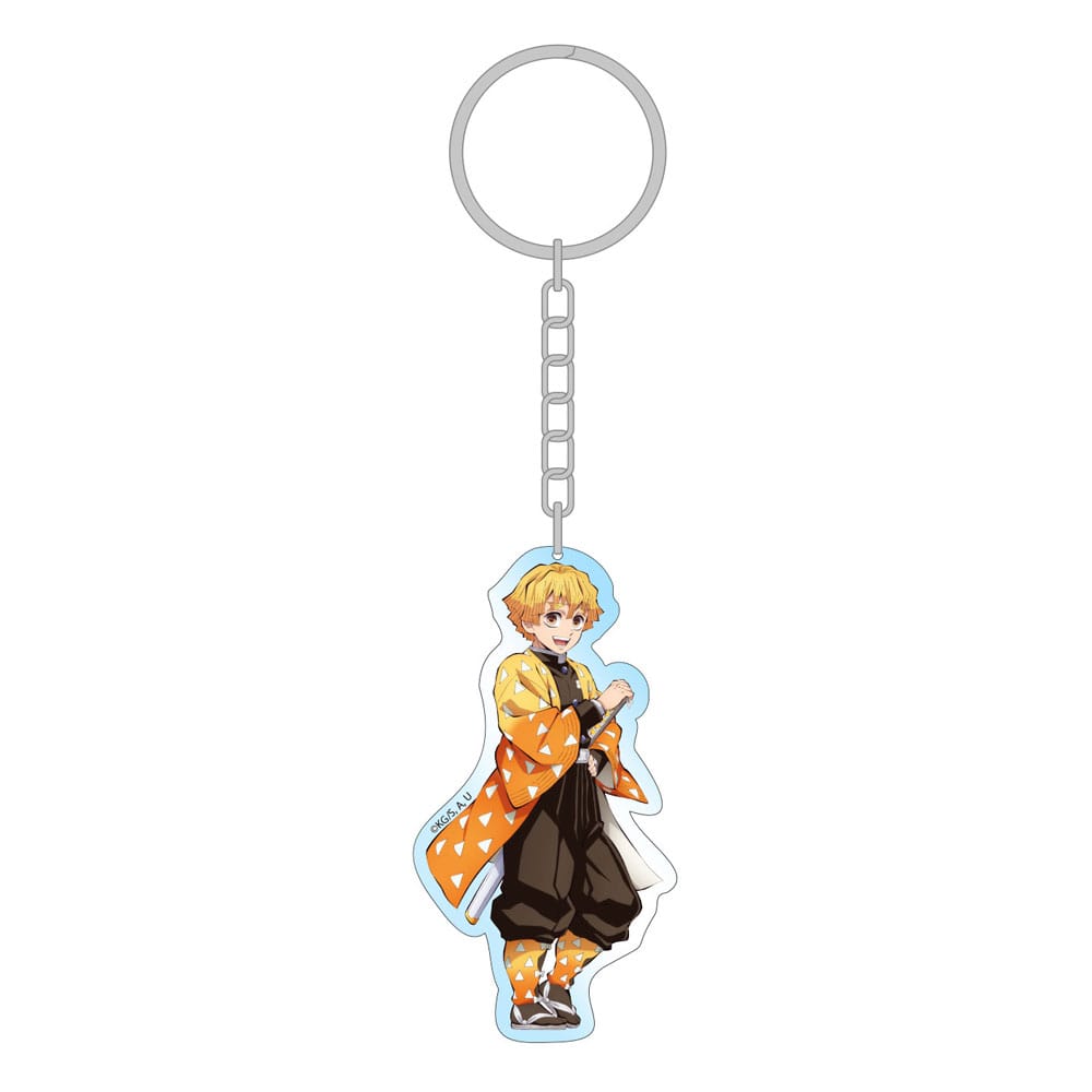 Demon Slayer: Kimetsu no Yaiba Acryl Schlüsselanhänger Zenitsu Holographic 7 cm - Preorder - ETA: 10.03.2027