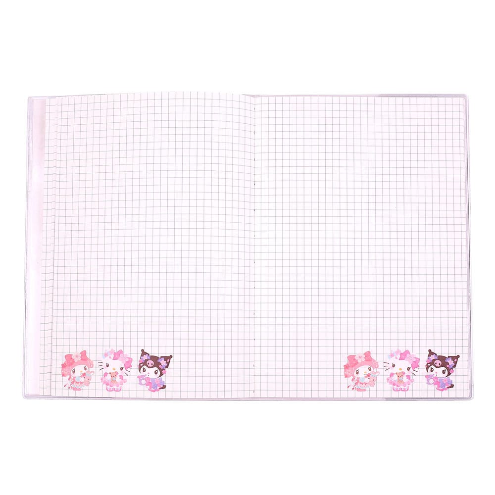 Sanrio Notizbuch Hello Kitty & Friends Sakura Series Holographic Checkered - Versand: 7 Tage nach Bestellung