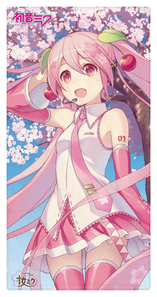 Hatsune Miku Handtuch Sakura 75 x 150 cm - Preorder - ETA: 28.12.2026