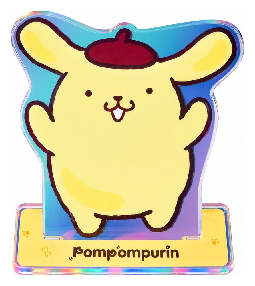Sanrio Acryl-Aufsteller Pompompurin 30th Anniversary Squishy Cute Purin 17 cm - Preorder - ETA: 25.09.2026