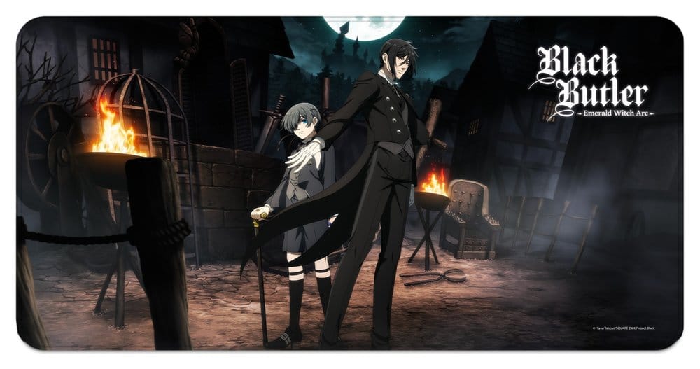 Black Butler: Emerald Witch Arc XXL Mauspad Sebastian & Ciel 80 x 40 cm - Preorder - ETA: 25.02.2027