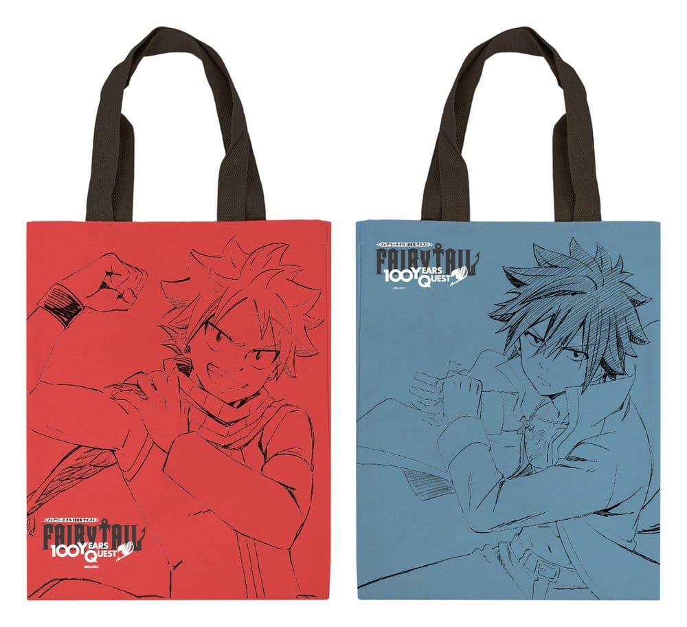 Fairy Tail: 100 Years Quest Tragetasche Natsu & Grey 35 x 43 cm - Preorder - ETA: 25.05.2027