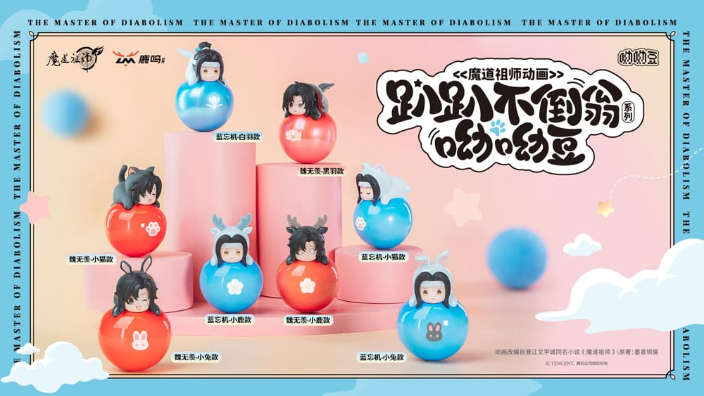 Grandmaster of Demonic Cultivation Yura Yura Mascot Mini-Figuren 5 cm Display (6) - Preorder - ETA: 26.09.2026
