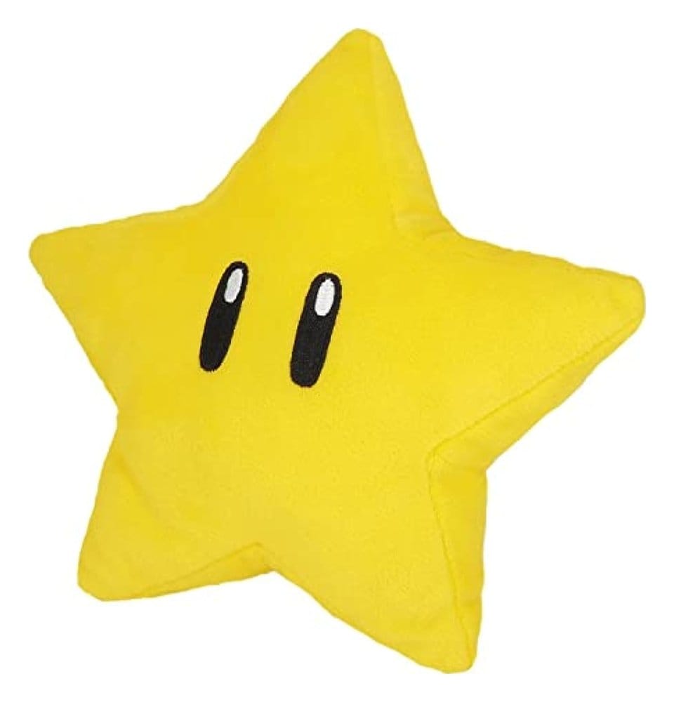 Super Mario Plüschfigur Super Stern 18 cm - Versand: 7 Tage nach Bestellung