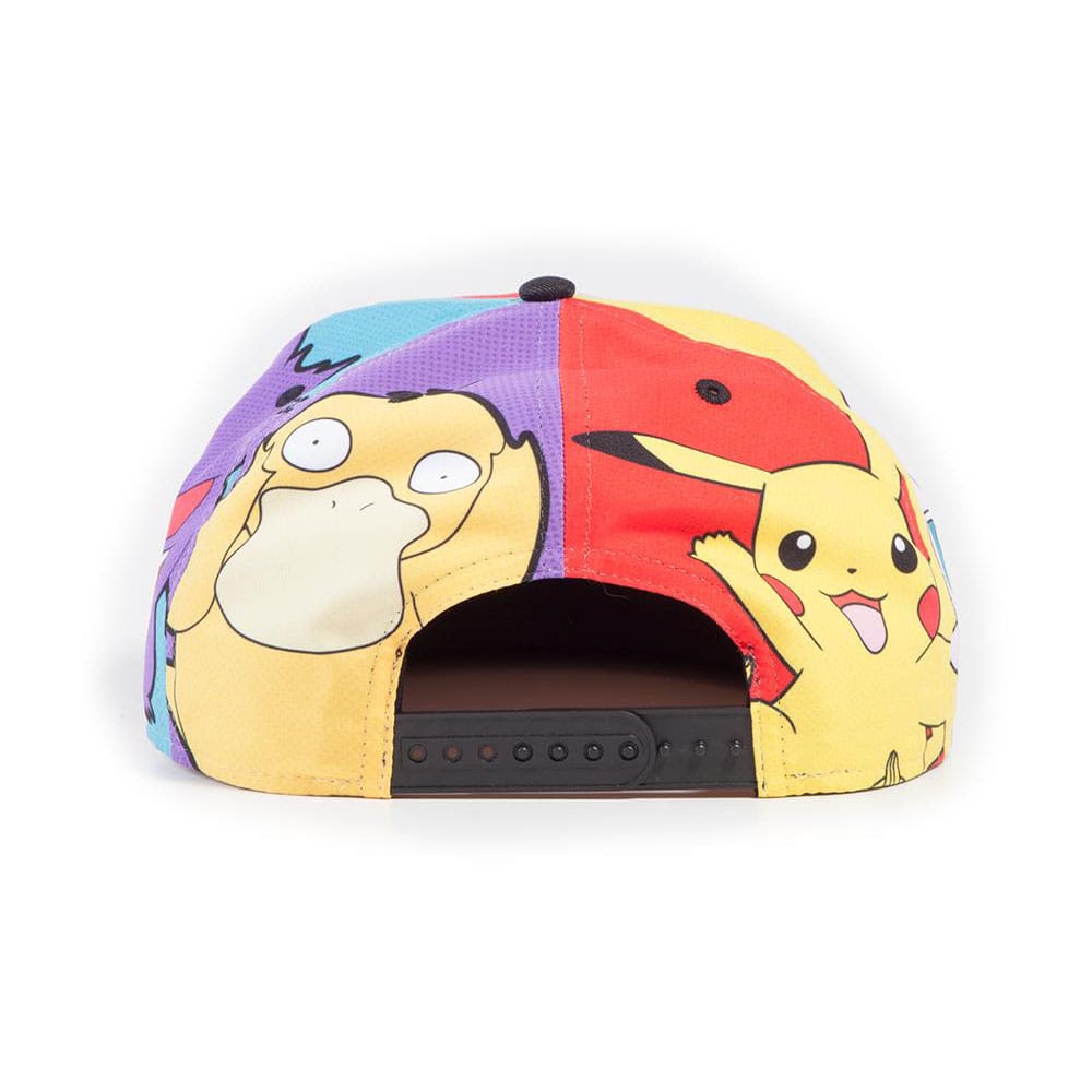 Pokémon Snapback Cap Multi Pop Art - Preorder - ETA: 31.07.2026