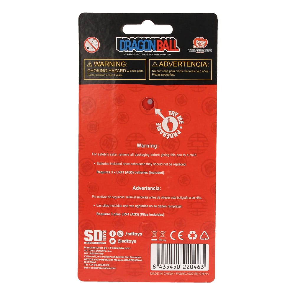 Dragon Ball Kugelschreiber mit Licht-Projektor Goku Kid - Preorder - ETA: 25.12.2025