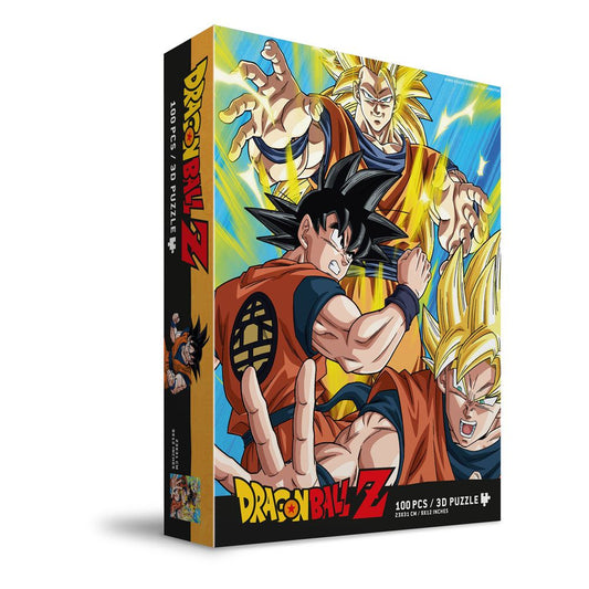 Dragon Ball Z Puzzle mit 3D-Effekt Goku Saiyan (100 Teile) - Versand: 5-7 Tage nach Bestellung