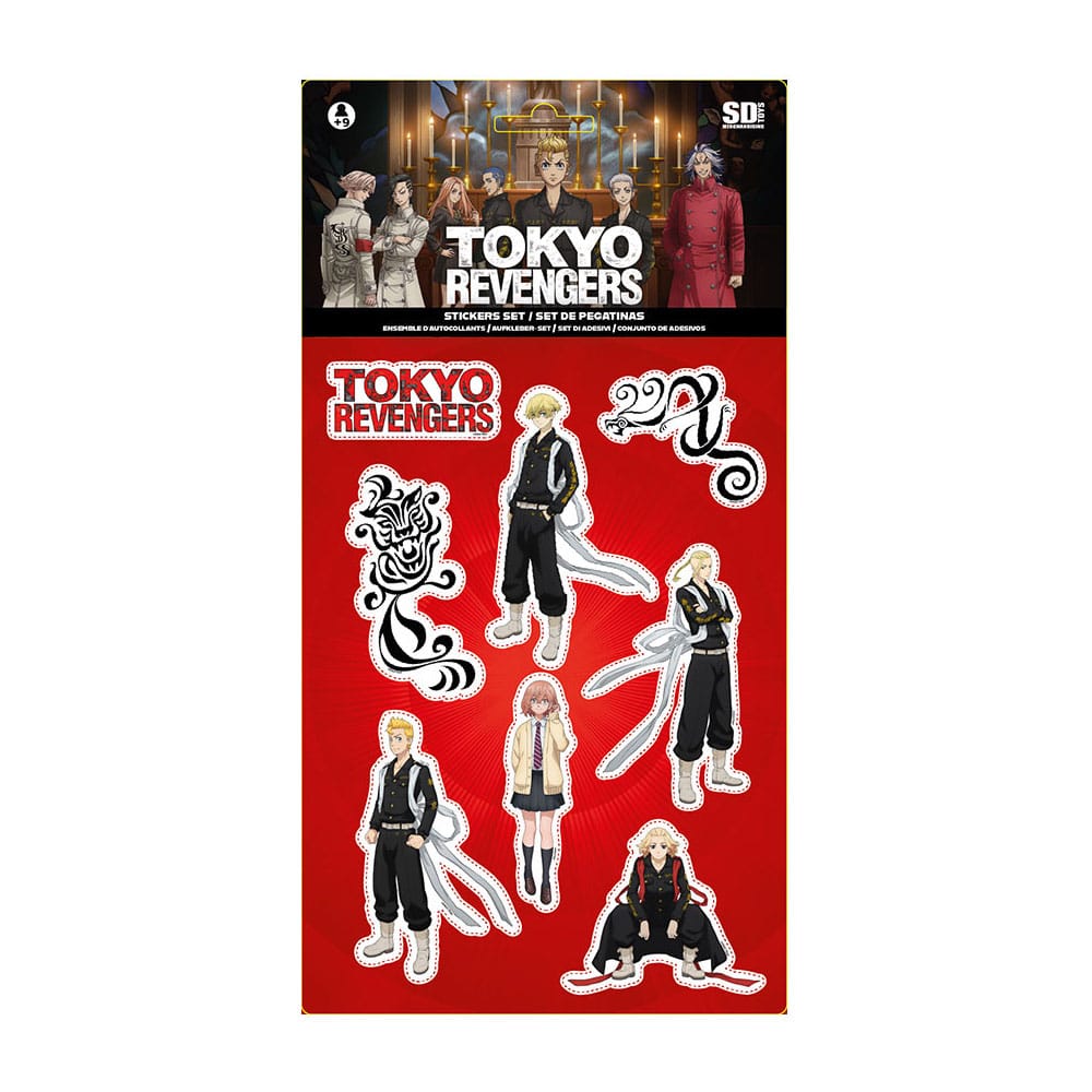 Tokyo Revengers Sticker Set - Versand: 7 Tage nach Bestellung
