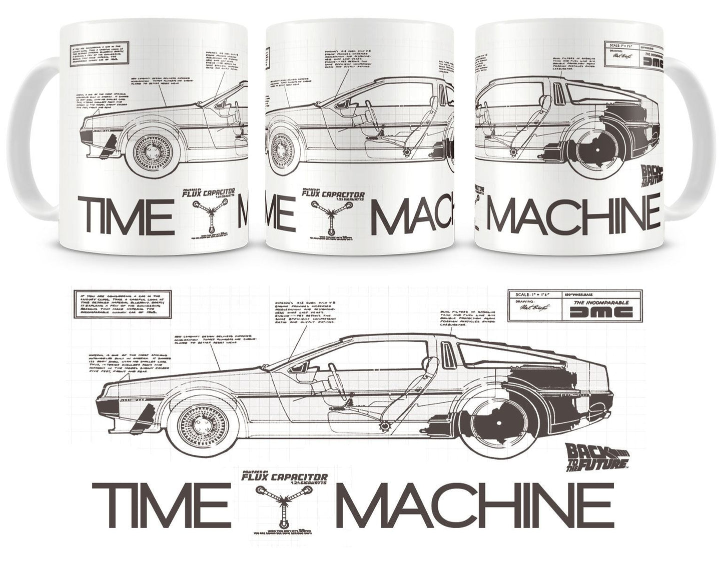 Zurück in die Zukunft Tasse Time Machine - Preorder - ETA: 29.12.2025