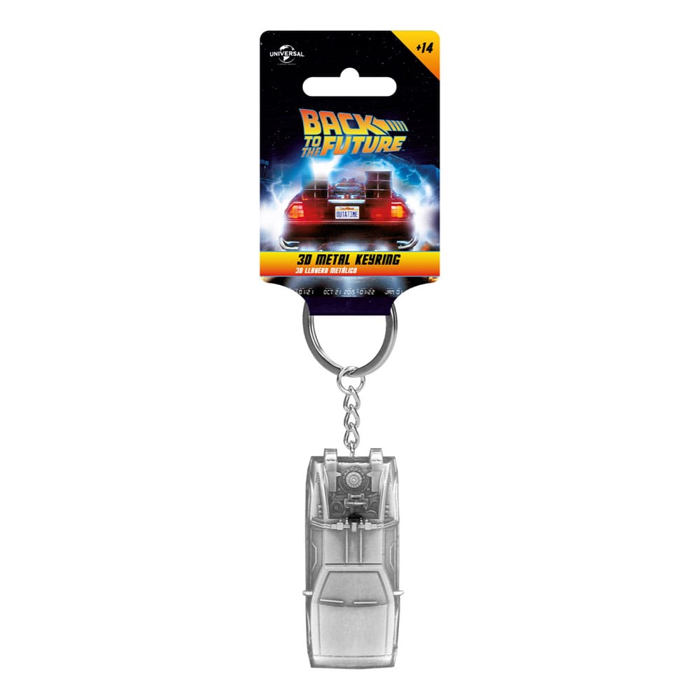 Zurück in die Zukunft Metall-Schlüsselanhänger DeLorean 7 cm - Preorder - ETA: 24.01.2026