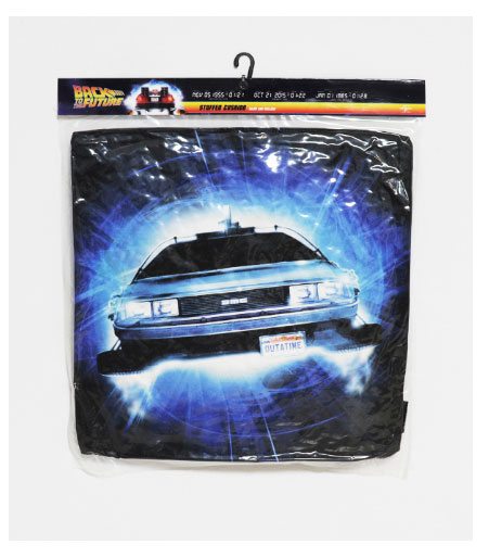 Zurück in die Zukunft Kissen DeLorean Roads 45 cm - Preorder - ETA: 29.12.2025