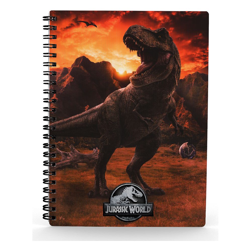 Jurassic World Notizbuch mit 3D-Effekt Into The Wild - Versand: 5-7 Tage nach Bestellung
