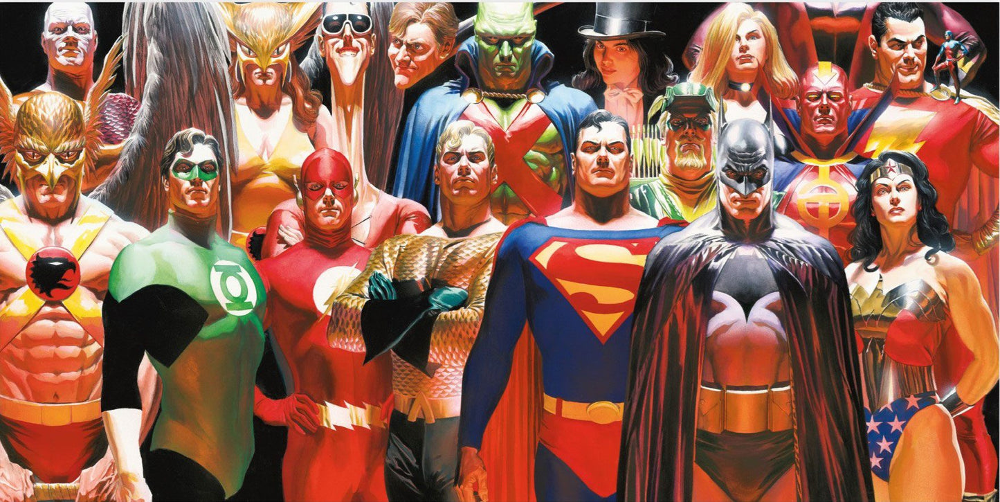 DC Comics Glasposter Justice League 60 x 30 cm - Preorder - ETA: 08.06.2026