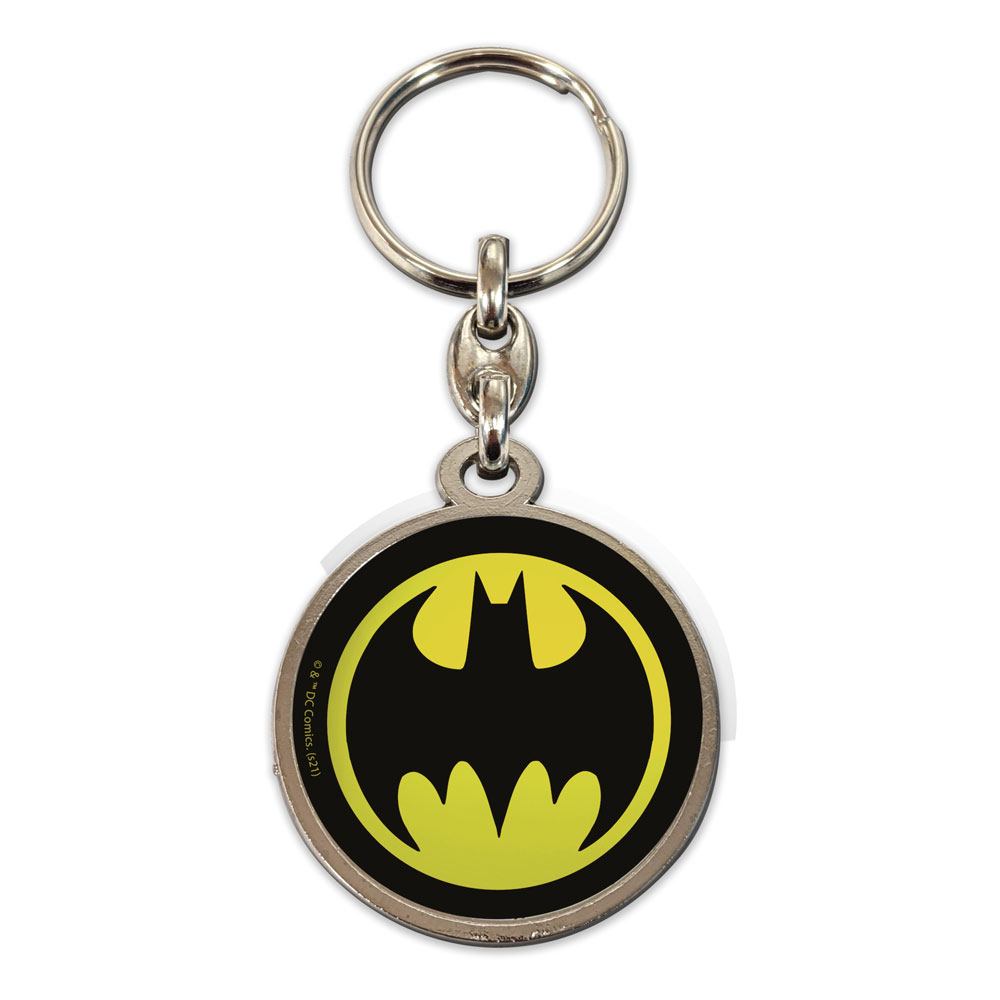 DC Comics Metall-Schlüsselanhänger Batman Logo 7 cm - Versand: 7 Tage nach Bestellung