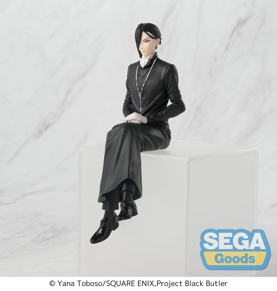 Black Butler: Boarding School Arc PM Perching PVC Statue Sebastian Michaelis 16 cm    - Preorder - ETA: 25.04.2026