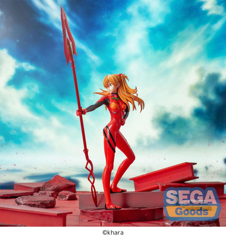 Evangelion: 3.0+1.0 Thrice Upon a Time Luminasta PVC Statue Asuka Shikinami Langley x Spear of Longinus 20 cm - Preorder - ETA: 25.11.2025