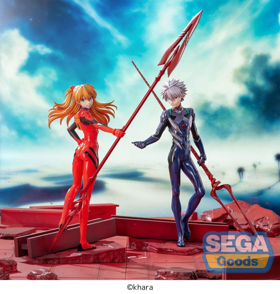 Evangelion: 3.0+1.0 Thrice Upon a Time Luminasta PVC Statue Asuka Shikinami Langley x Spear of Longinus 20 cm - Preorder - ETA: 25.11.2025