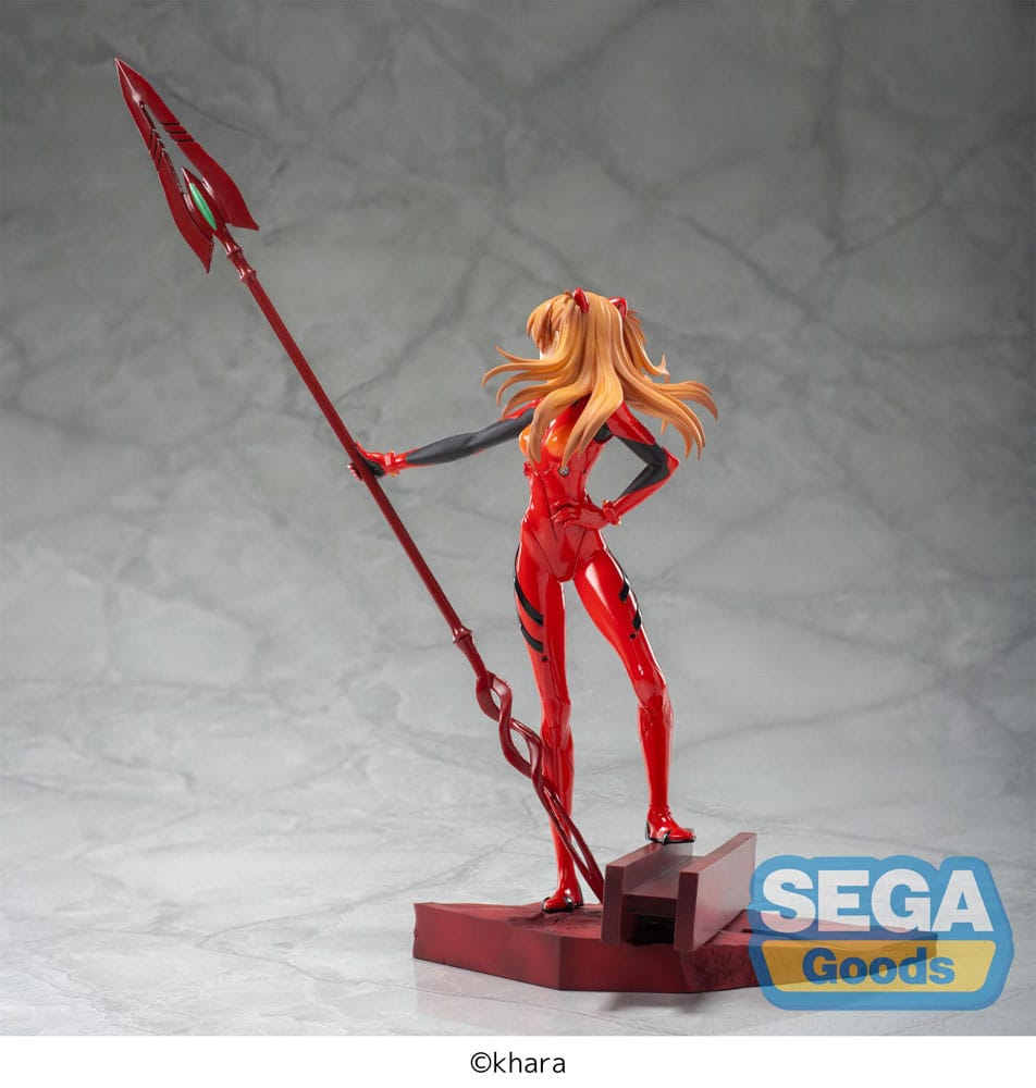 Evangelion: 3.0+1.0 Thrice Upon a Time Luminasta PVC Statue Asuka Shikinami Langley x Spear of Longinus 20 cm - Preorder - ETA: 25.11.2025