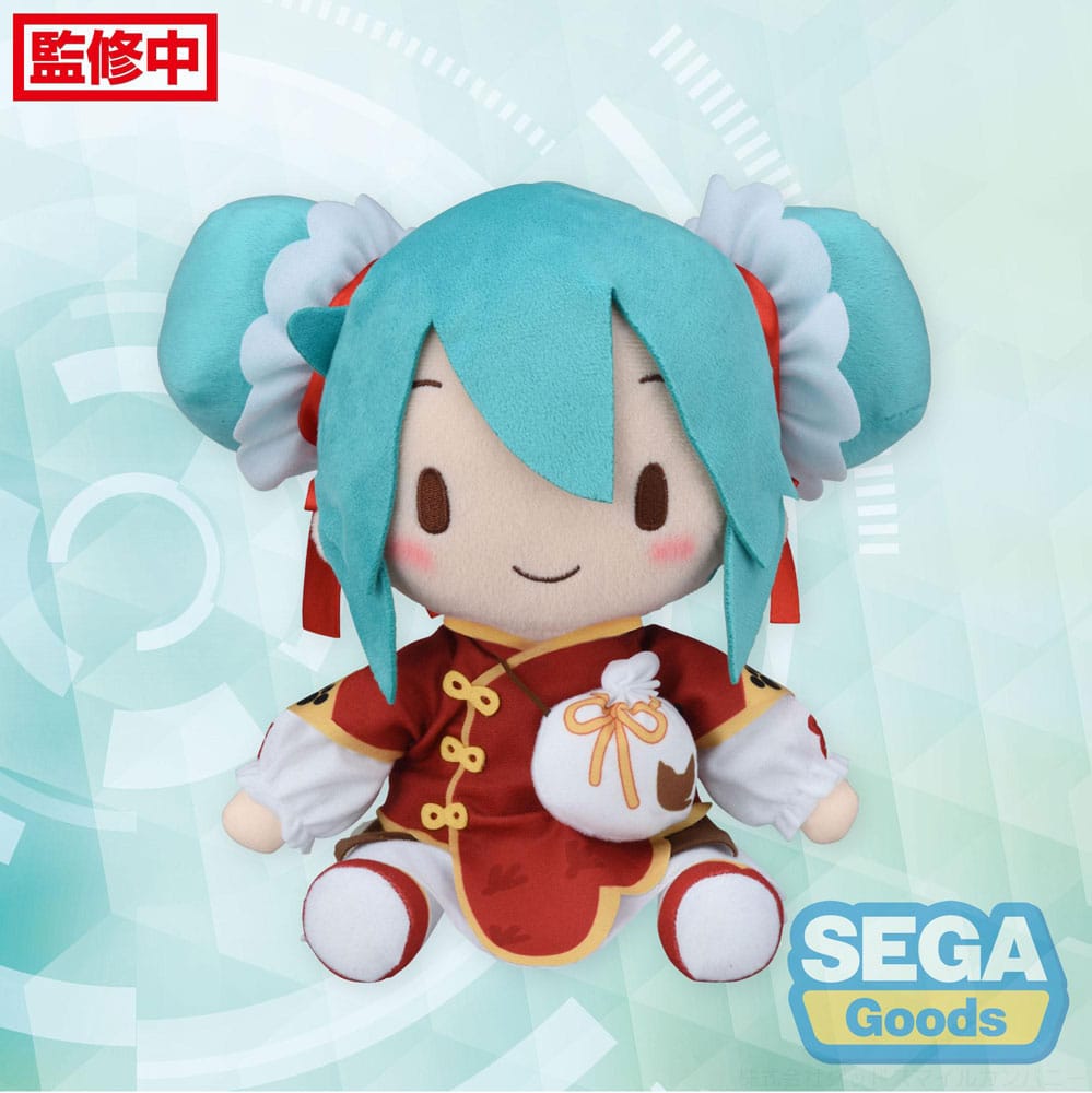 Character Vocal Series 01: Hatsune Miku Fuwa Petit Plüschfigur Hatsune Miku Going Out Series Chinatown Ver. M 22 cm     - Versand: 5-7 Tage nach Bestellung