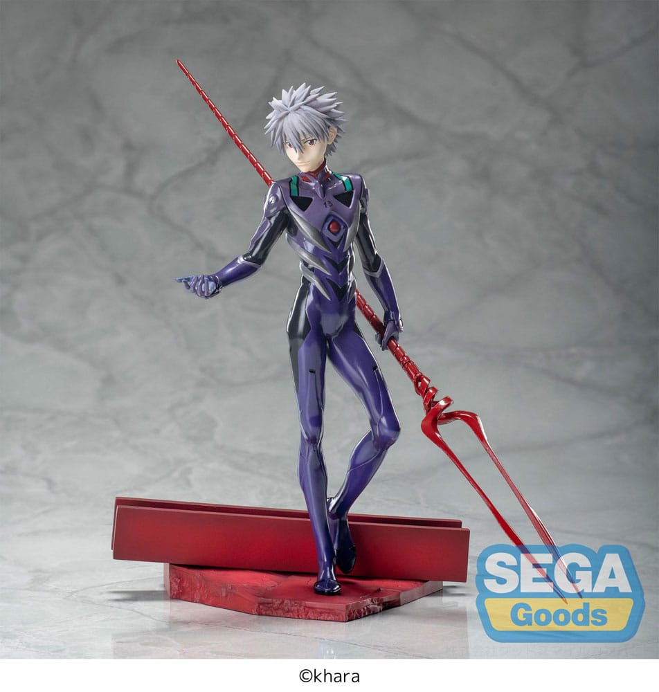 Evangelion: 3.0+1.0 Thrice Upon a Time Luminasta PVC Statue Kaworu Nagisa x Spear of Longinus 21 cm - Preorder - ETA: 06.11.2025