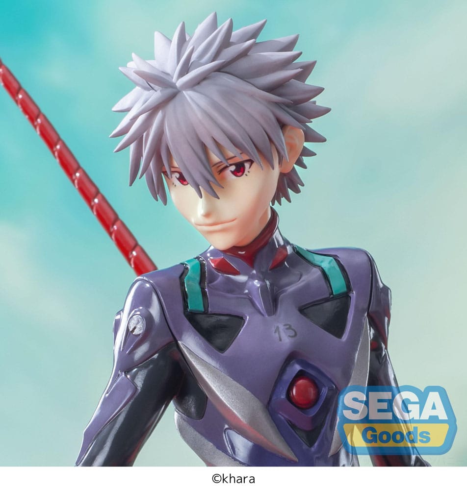Evangelion: 3.0+1.0 Thrice Upon a Time Luminasta PVC Statue Kaworu Nagisa x Spear of Longinus 21 cm - Preorder - ETA: 06.11.2025