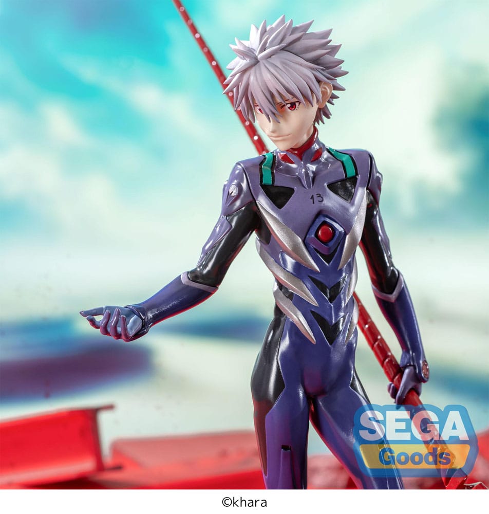 Evangelion: 3.0+1.0 Thrice Upon a Time Luminasta PVC Statue Kaworu Nagisa x Spear of Longinus 21 cm - Preorder - ETA: 06.11.2025