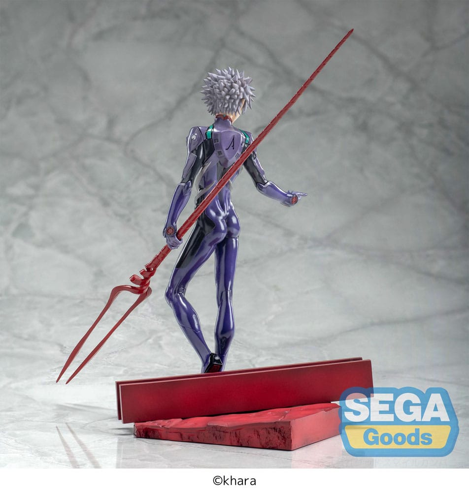 Evangelion: 3.0+1.0 Thrice Upon a Time Luminasta PVC Statue Kaworu Nagisa x Spear of Longinus 21 cm - Preorder - ETA: 06.11.2025