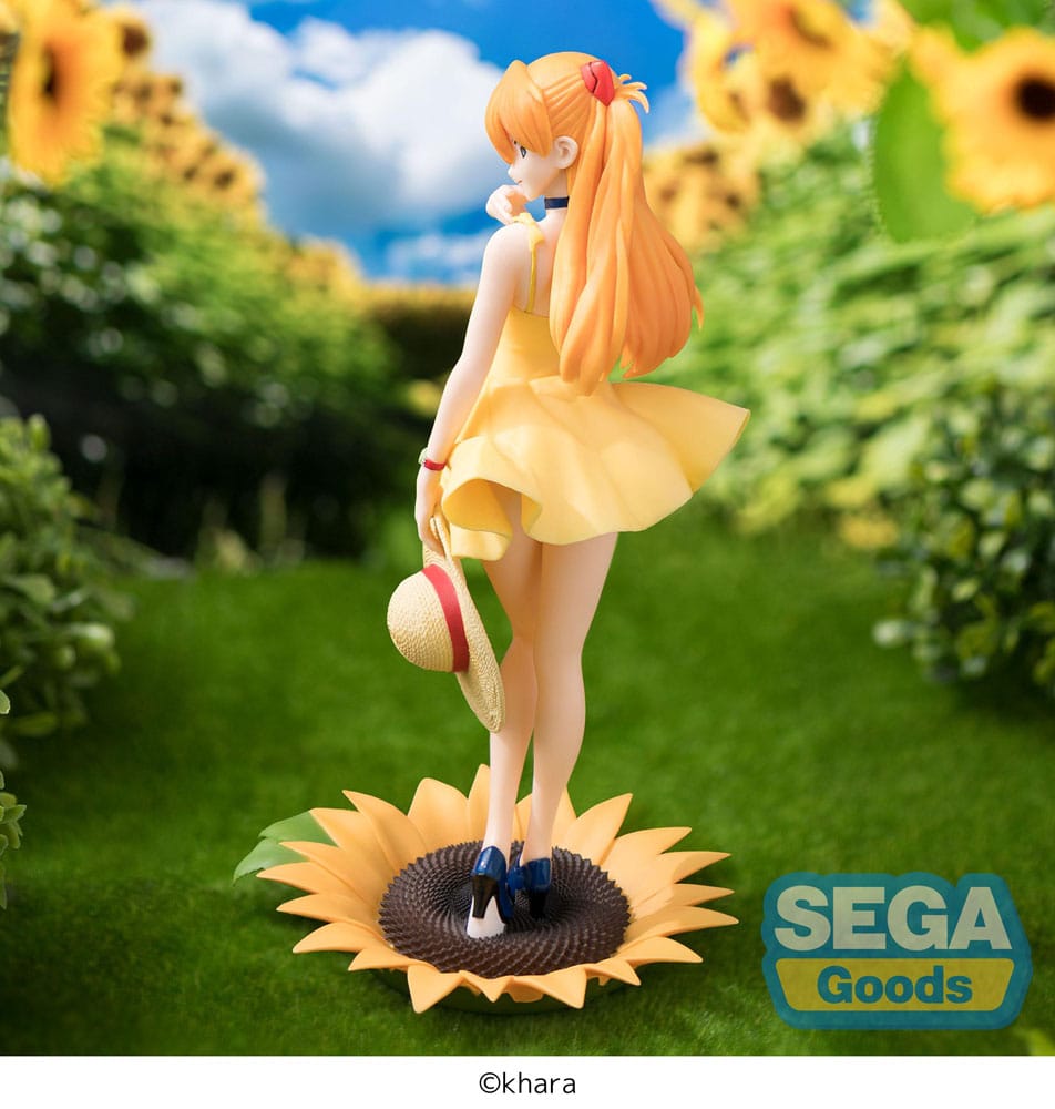 Rebuild of Evangelion Luminasta PVC Statue Asuka Summer Dress Ver. 2 24 cm - Versand: 5-7 Tage nach Bestellung