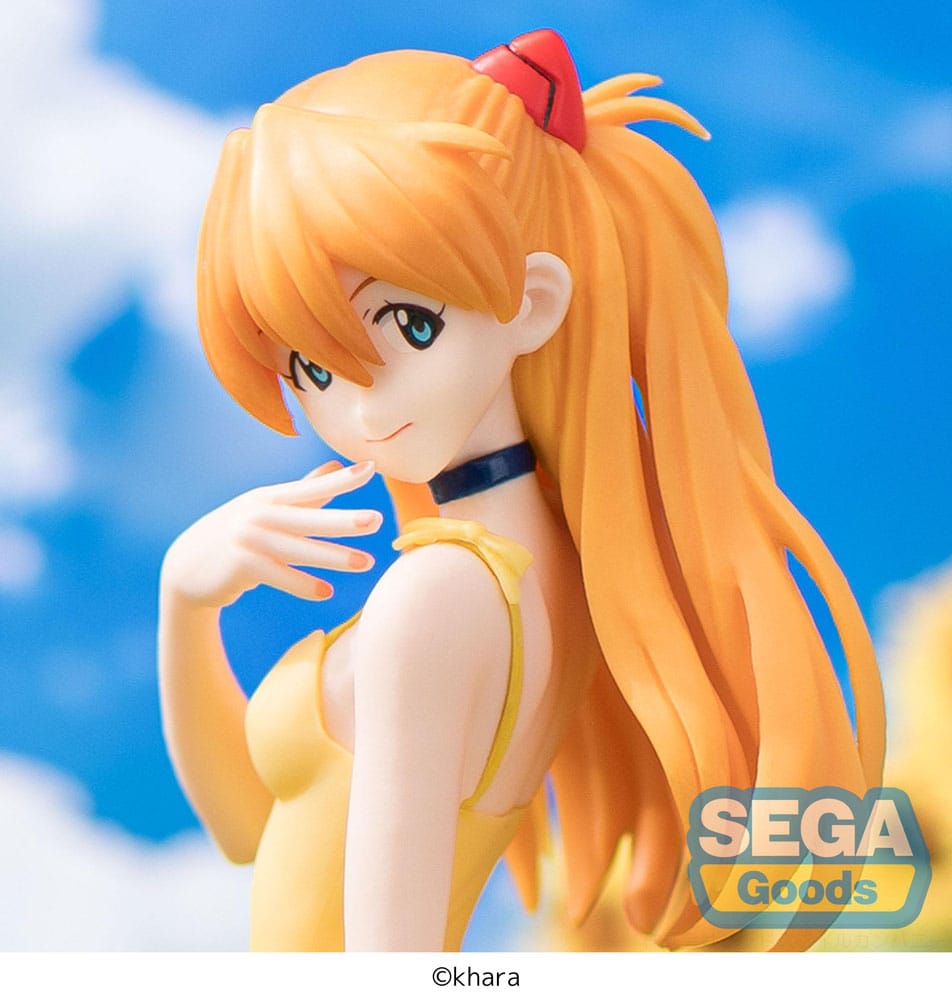 Rebuild of Evangelion Luminasta PVC Statue Asuka Summer Dress Ver. 2 24 cm - Versand: 5-7 Tage nach Bestellung
