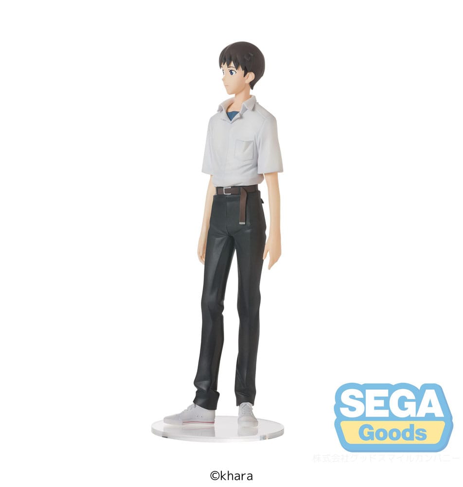 Rebuild of Evangelion High Premium PVC Statue Shinji Ikari Uniform Ver. Evangelion: New Theatrical Edition 22 cm - Preorder - ETA: 25.01.2026