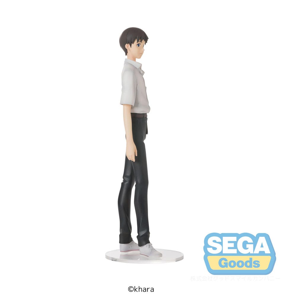Rebuild of Evangelion High Premium PVC Statue Shinji Ikari Uniform Ver. Evangelion: New Theatrical Edition 22 cm - Preorder - ETA: 25.01.2026