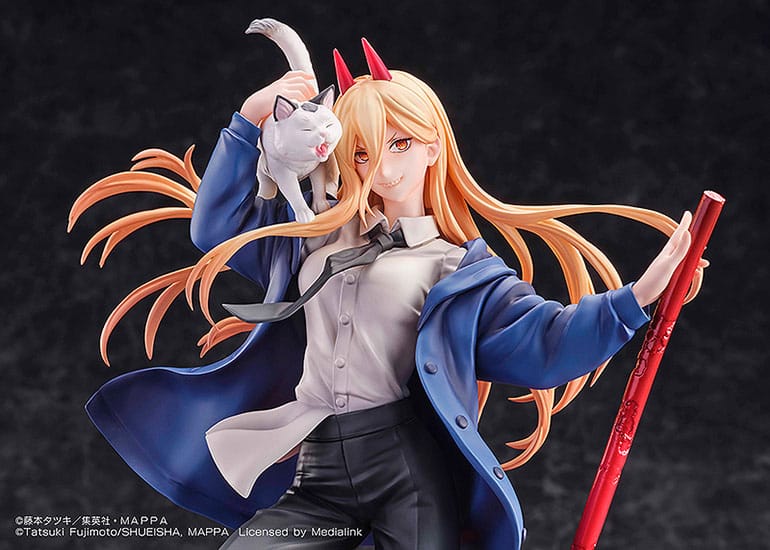 Chainsaw Man Statue 1/7 Power & Meowy 28 cm - Versand: 5-7 Tage nach Bestellung