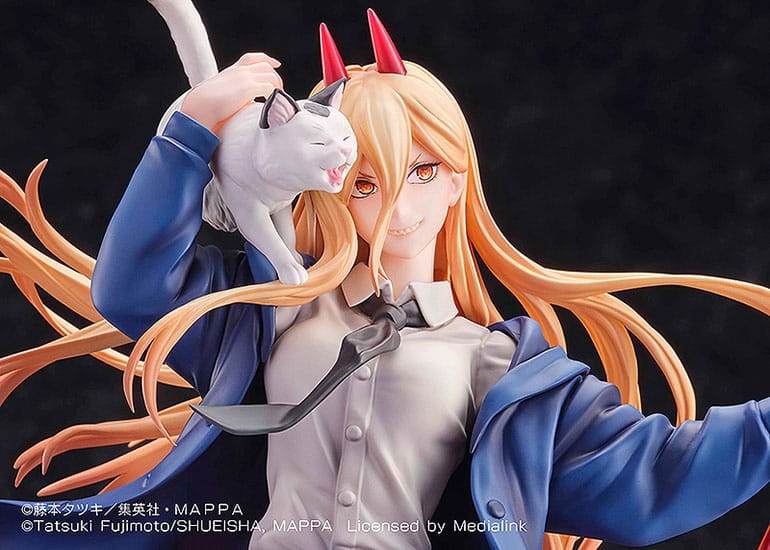 Chainsaw Man Statue 1/7 Power & Meowy 28 cm - Versand: 5-7 Tage nach Bestellung
