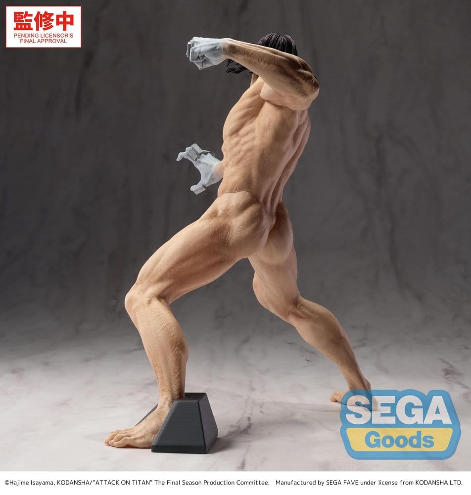 Attack on Titan GigantiX PVC Figur Eren Yeager Attack Titan Ver. 25 cm - Preorder - ETA: 25.01.2027