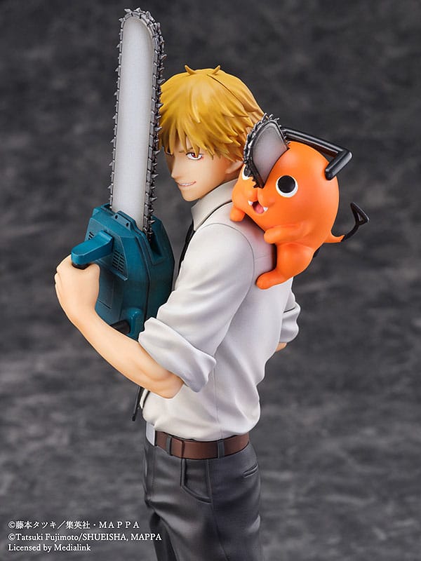 Chainsaw Man S-Fire PVC Statue 1/7 Denji & Pochita 24 cm - Versand: 5-7 Tage nach Bestellung