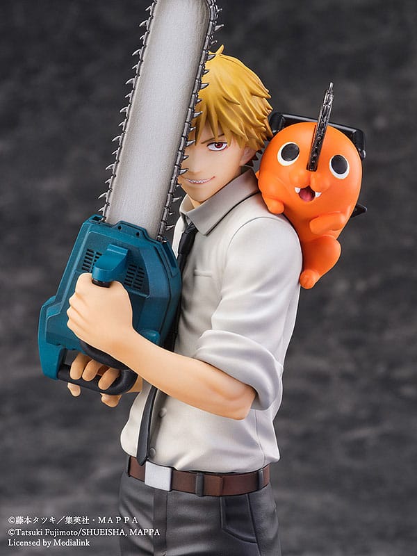 Chainsaw Man S-Fire PVC Statue 1/7 Denji & Pochita 24 cm - Versand: 5-7 Tage nach Bestellung