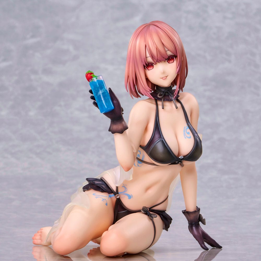 Original Character PVC Statue necömi Illustration One more drink for the vacation 13 cm - Versand: 5-7 Tage nach Bestellung