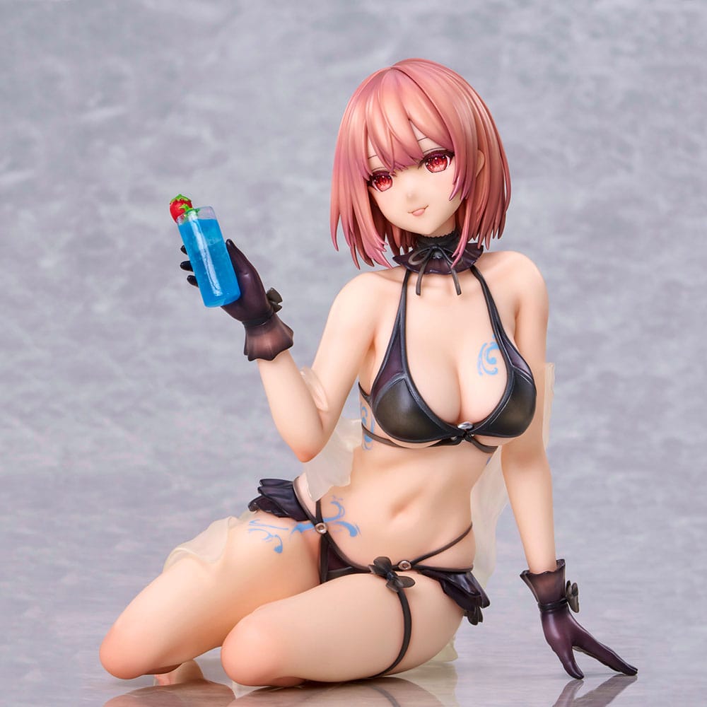 Original Character PVC Statue necömi Illustration One more drink for the vacation 13 cm - Versand: 5-7 Tage nach Bestellung