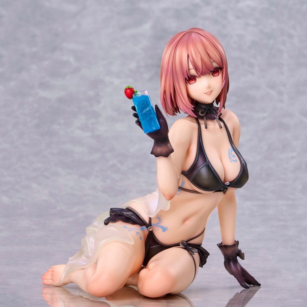 Original Character PVC Statue necömi Illustration One more drink for the vacation 13 cm - Versand: 5-7 Tage nach Bestellung