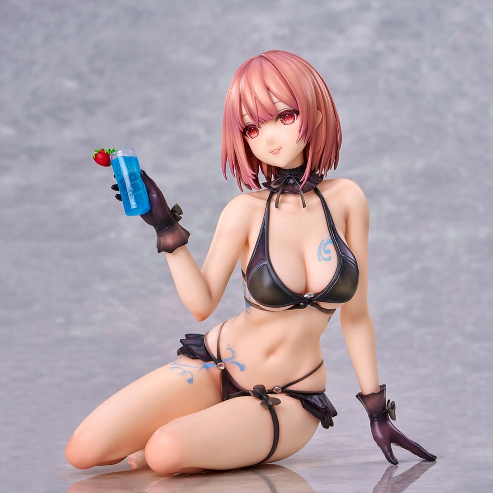 Original Character PVC Statue necömi Illustration One more drink for the vacation 13 cm - Versand: 5-7 Tage nach Bestellung