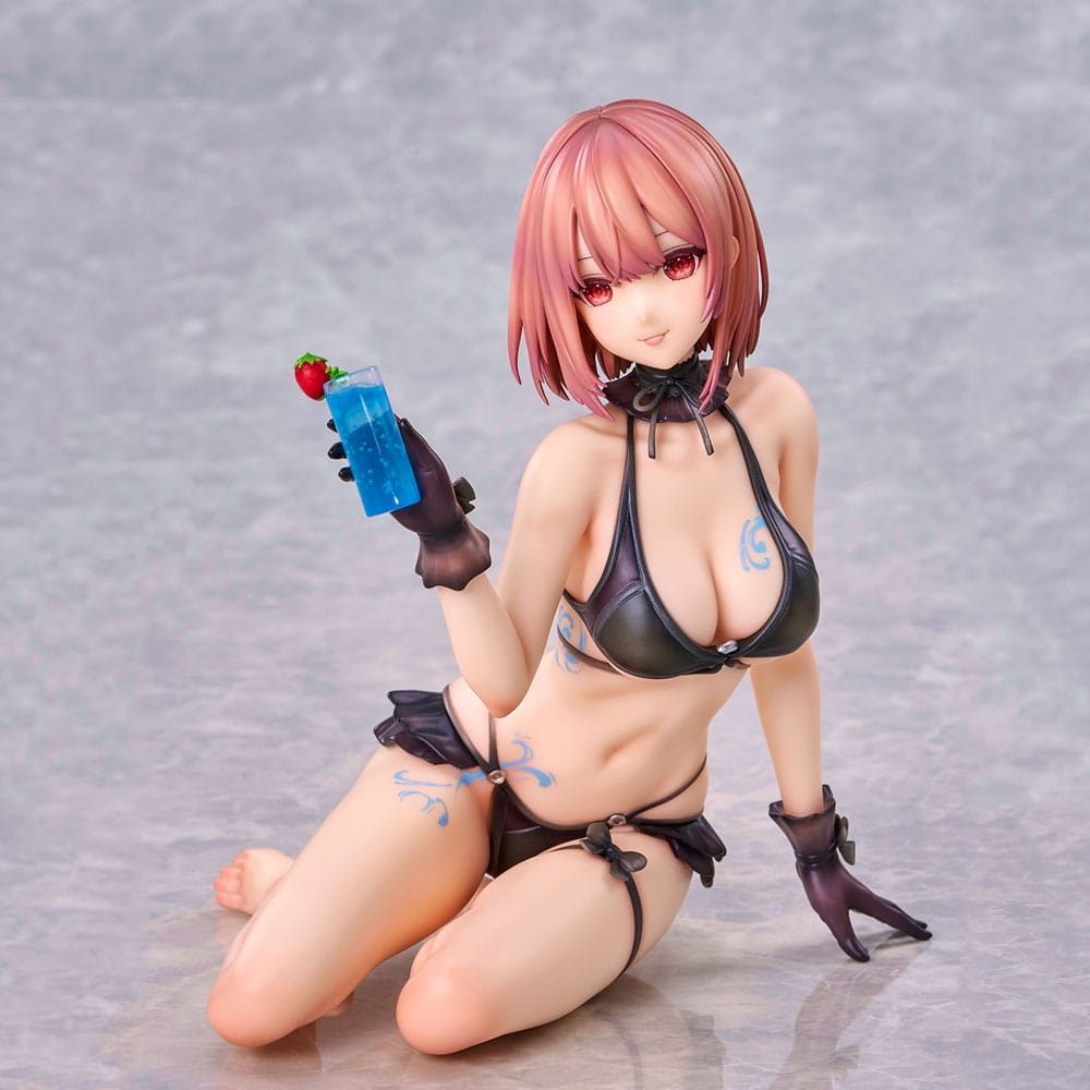 Original Character PVC Statue necömi Illustration One more drink for the vacation 13 cm - Versand: 5-7 Tage nach Bestellung