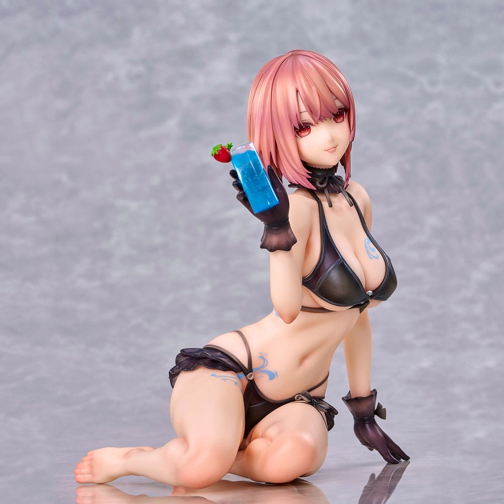 Original Character PVC Statue necömi Illustration One more drink for the vacation 13 cm - Versand: 5-7 Tage nach Bestellung