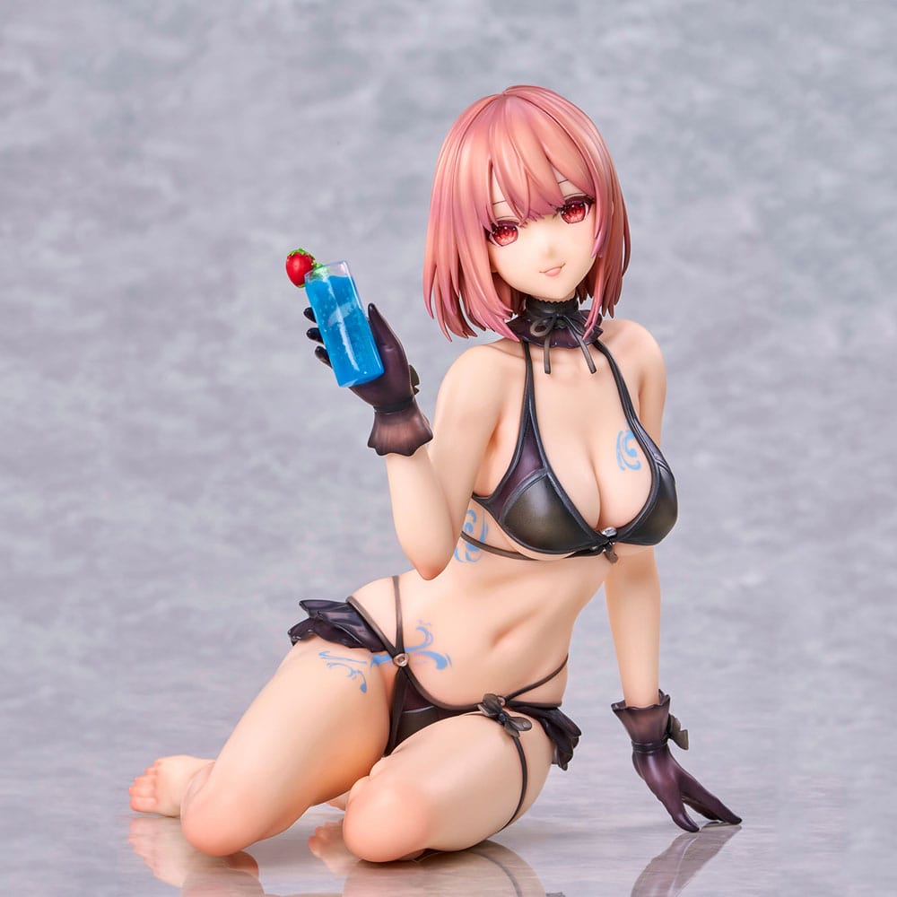 Original Character PVC Statue necömi Illustration One more drink for the vacation 13 cm - Versand: 5-7 Tage nach Bestellung