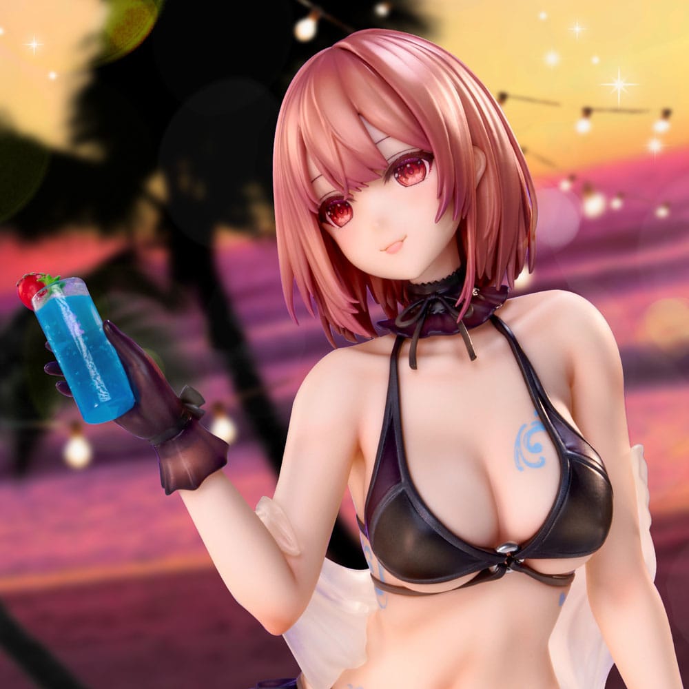 Original Character PVC Statue necömi Illustration One more drink for the vacation 13 cm - Versand: 5-7 Tage nach Bestellung