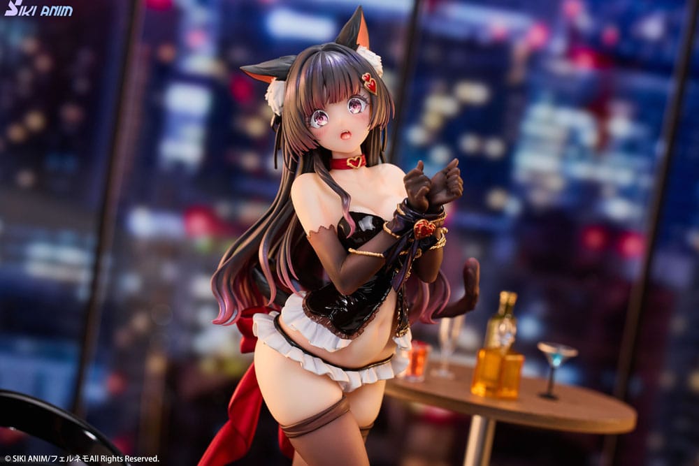 Original Character PVC Statue 1/7 Shibarare Cat Ruhuna-chan 26 cm - Versand: 5-7 Tage nach Bestellung