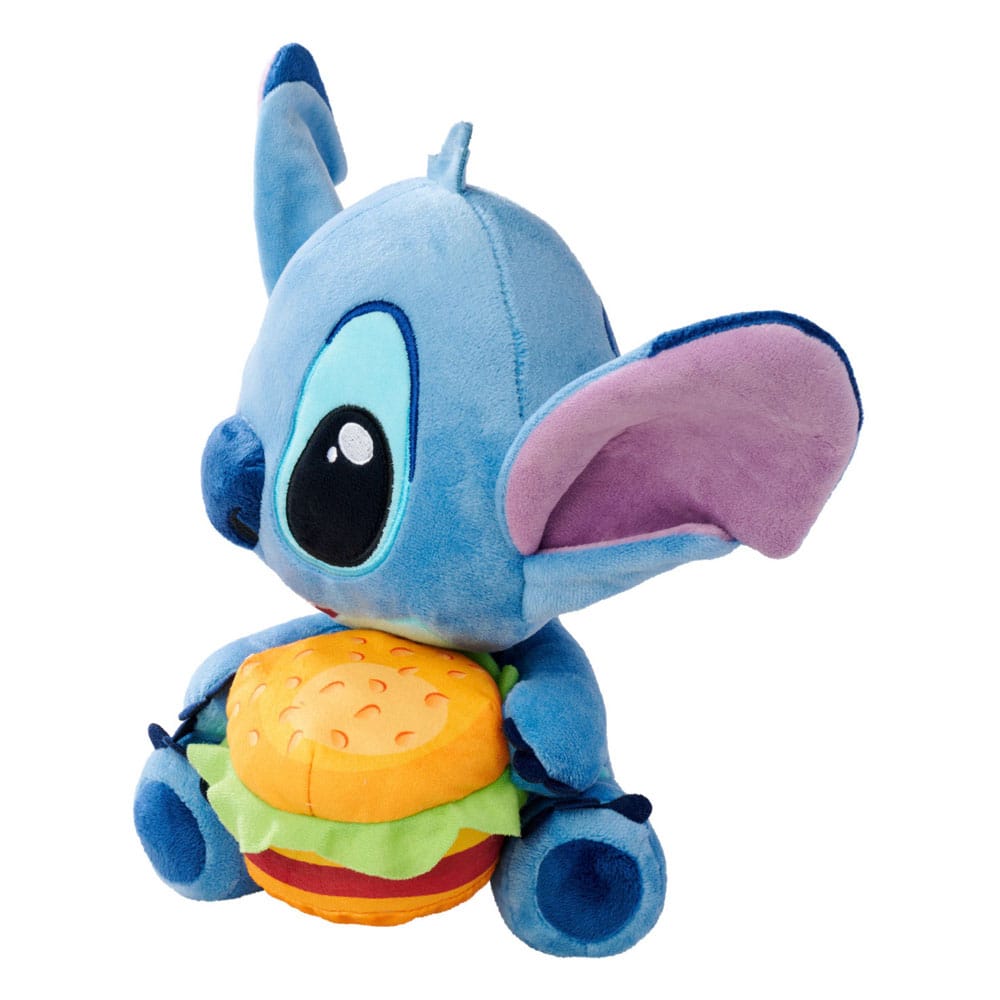Lilo & Stitch Plüschfigur Stitch mit Burger 25 cm - Versand: 5-7 Tage nach Bestellung