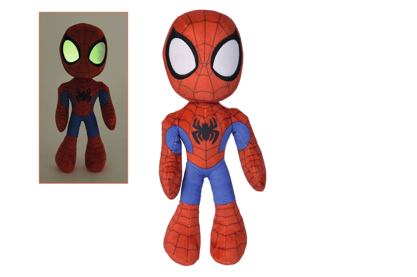 Marvel Plüschfigur Glow In The Dark Augen Spider-Man 25 cm - Versand: 5-7 Tage nach Bestellung
