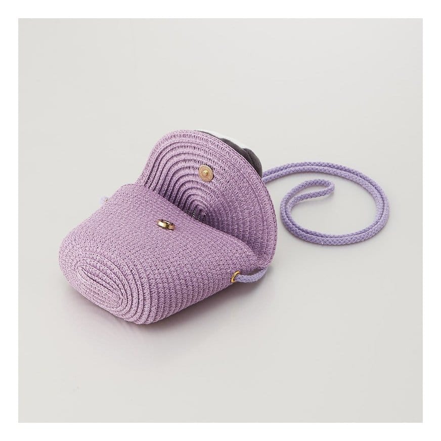 Sanrio Schultertasche Kuromi Straw - Preorder - ETA: 27.02.2027
